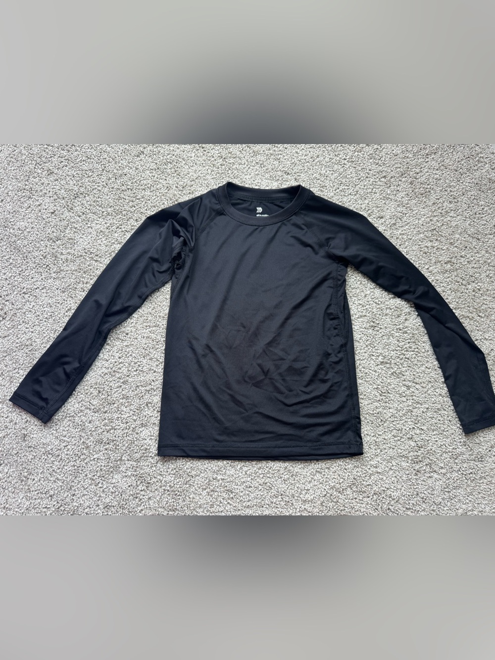boys All in Motion black long sleeve shirt - M (8)